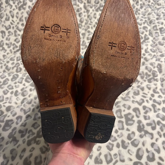 Circle G women’s leather boots, not broken in - Picture 5 of 6